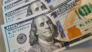 Fuerte caída del dólar blue